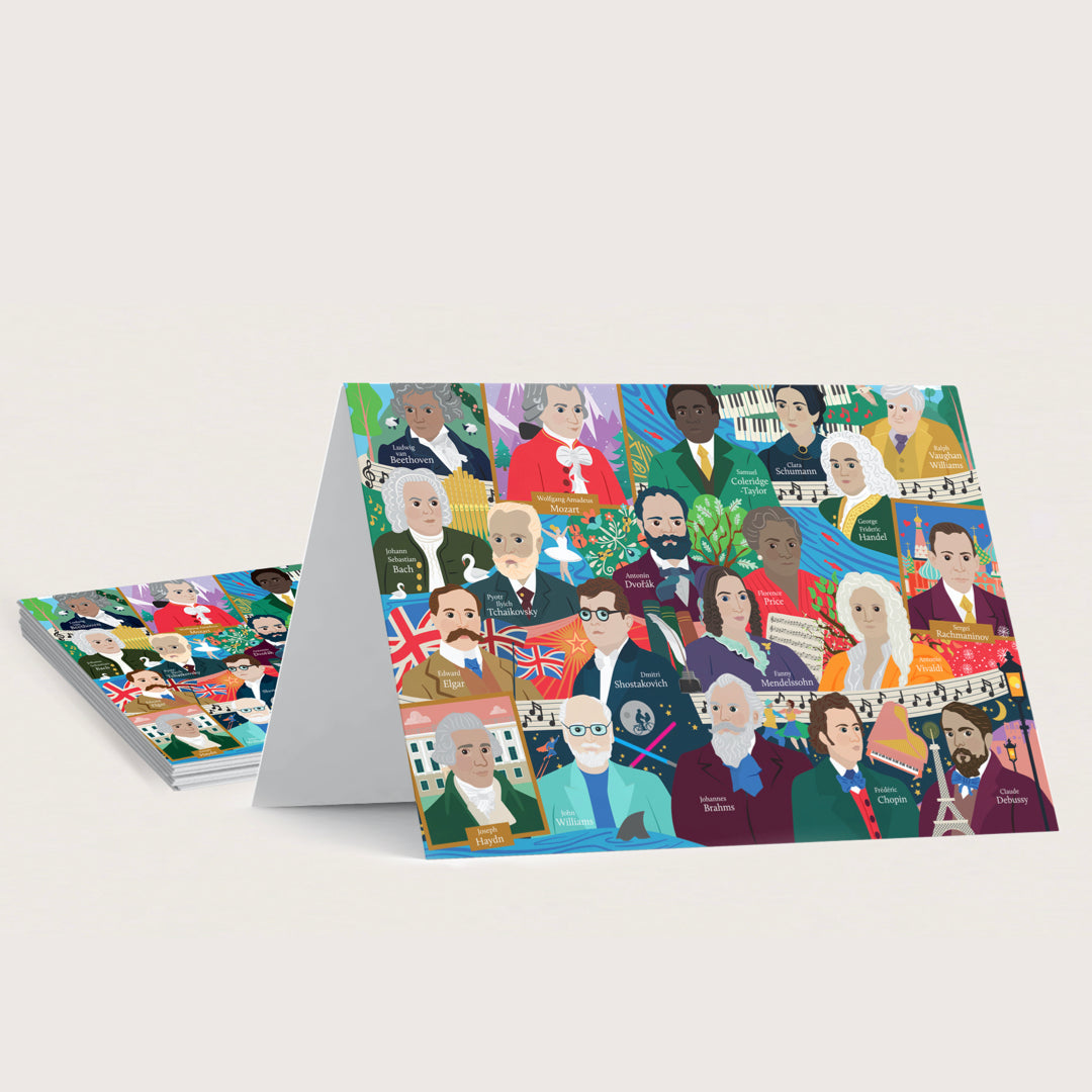 Great Composers Greeting Cards (Pack of 10)